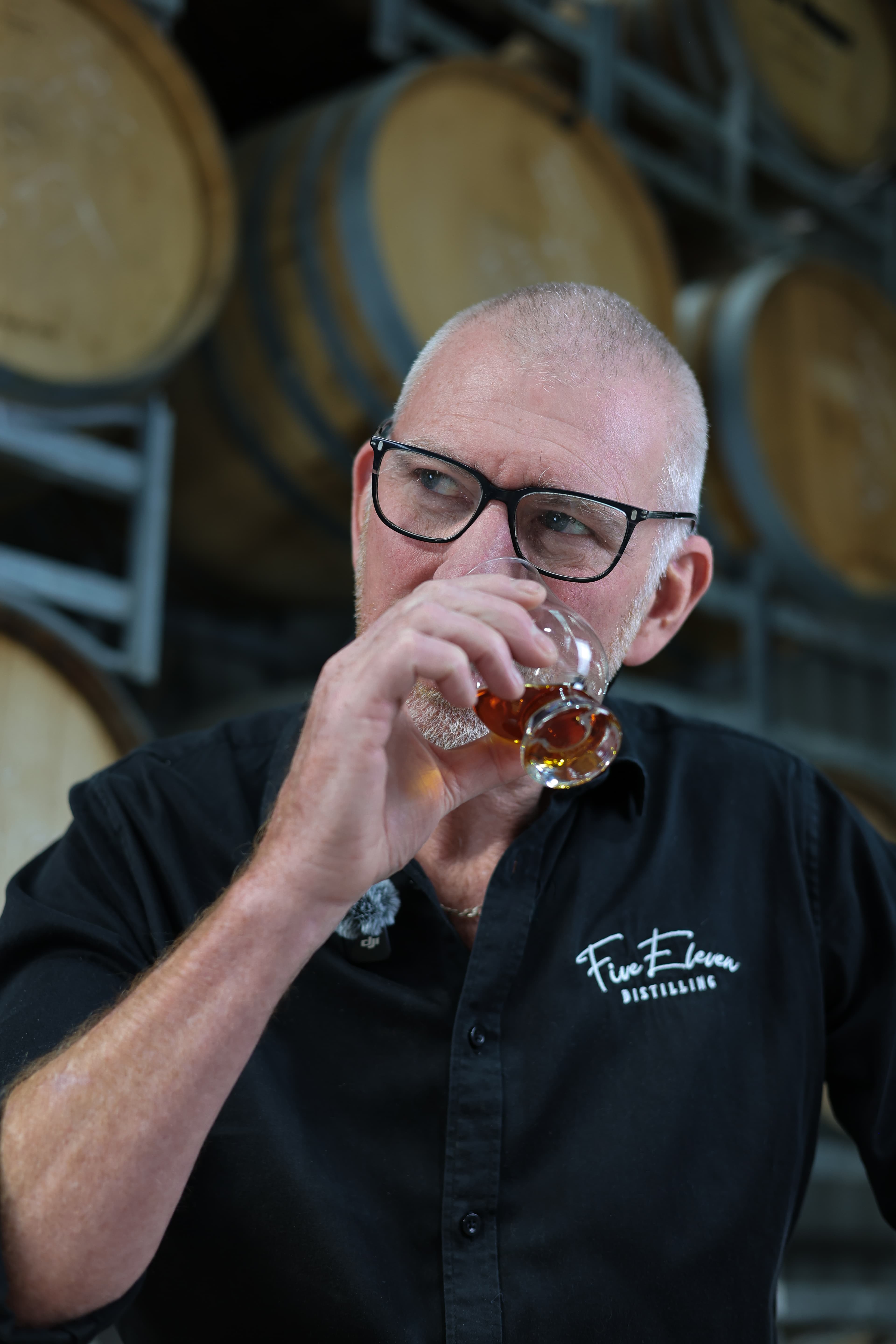 Wayne, Head Distiller at Five Eleven Distilling